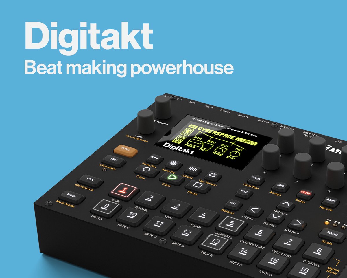 Elektron показали Digitakt Elektron показали Digitakt